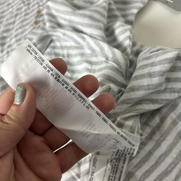 Disney Parks Tinkerbell Disney Tank Top L Striped Take me back to Neverland New - Picture 13 of 13